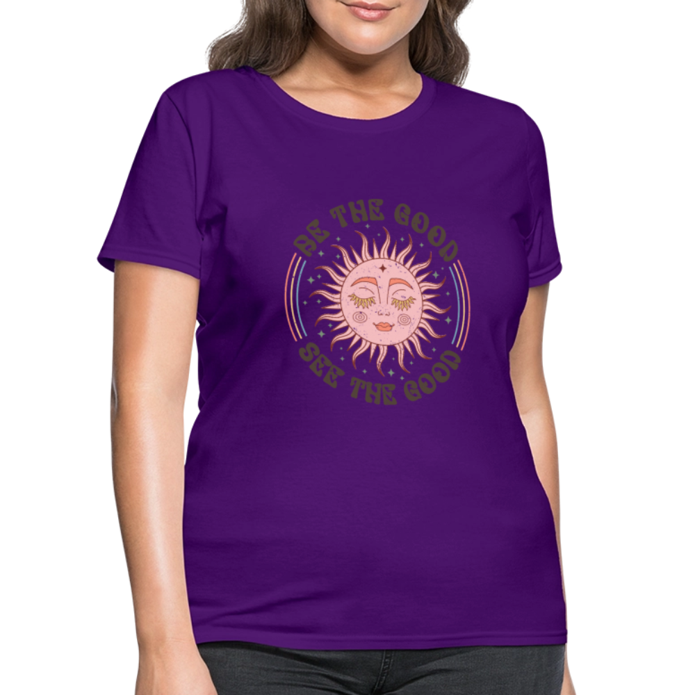 Be The Good See The Good Women's Tee - purple