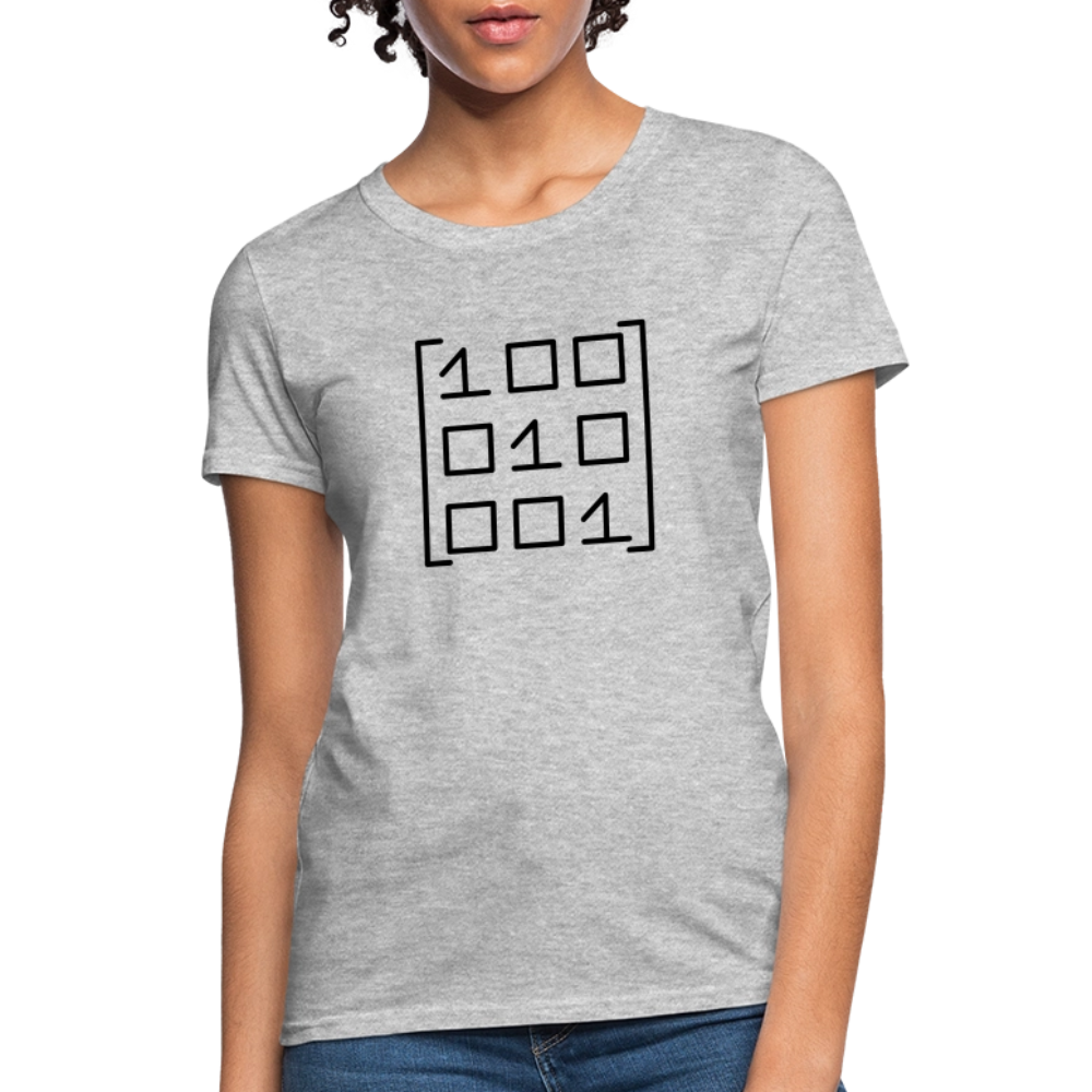 Numbers Women's T-Shirt - heather gray