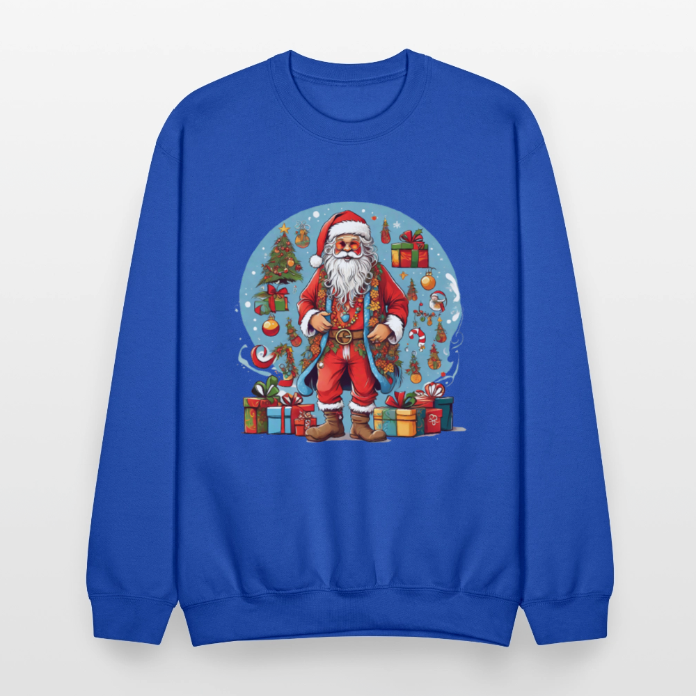 Hippie Santa Sweatshirt - royal blue