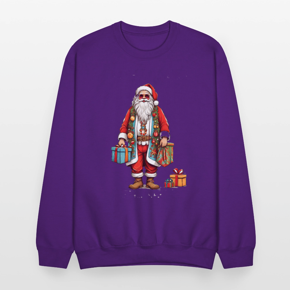 Hippie Santa 2 Sweatshirt - purple