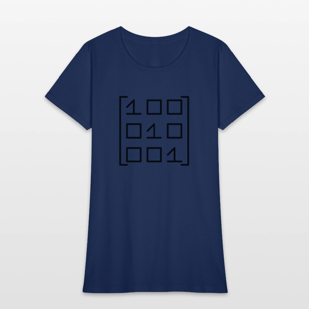 Numbers Women's T-Shirt -  blue dusk
