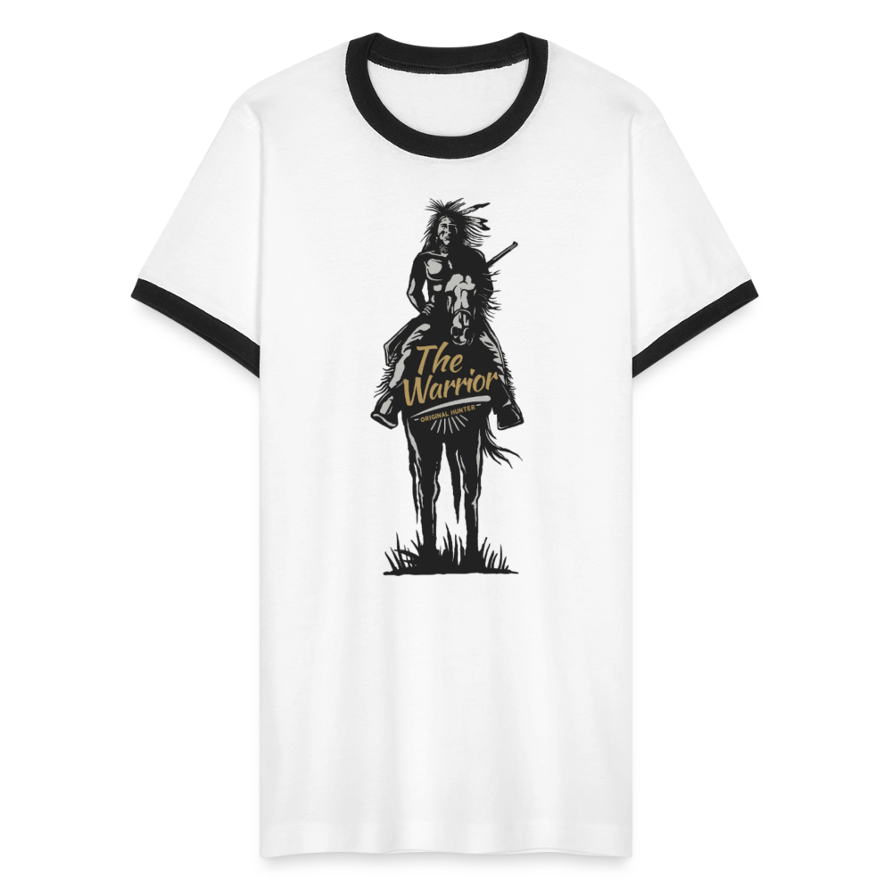 Warrior Men's Ringer T-Shirt - white/black