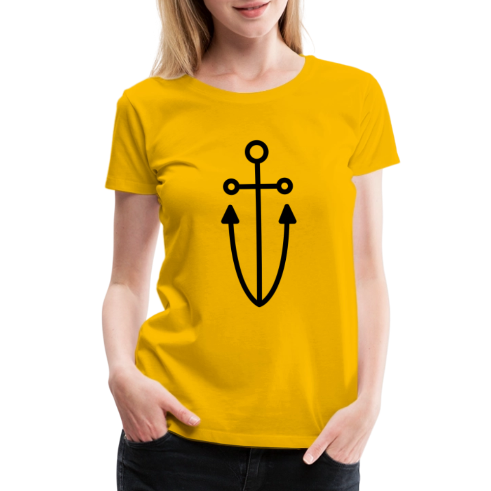 Anchor Women’s Premium T-Shirt - sun yellow