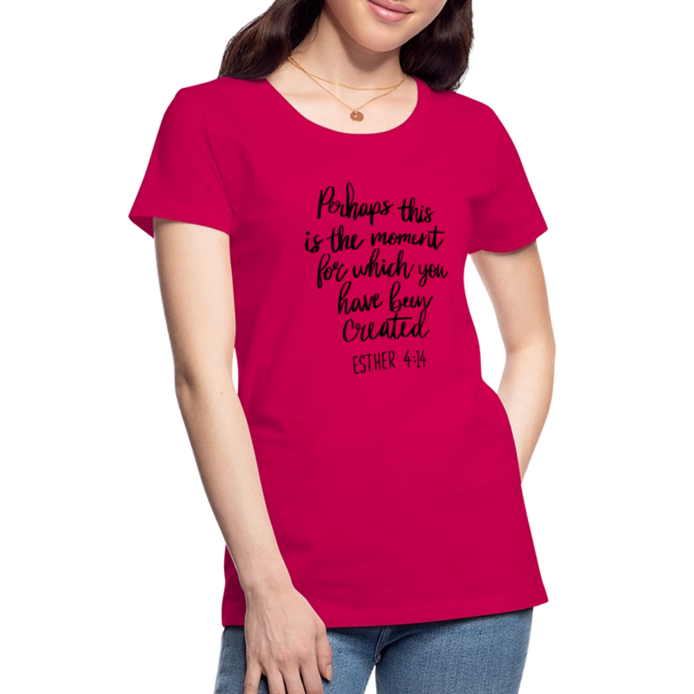 Moment Women’s Premium T-Shirt - dark pink
