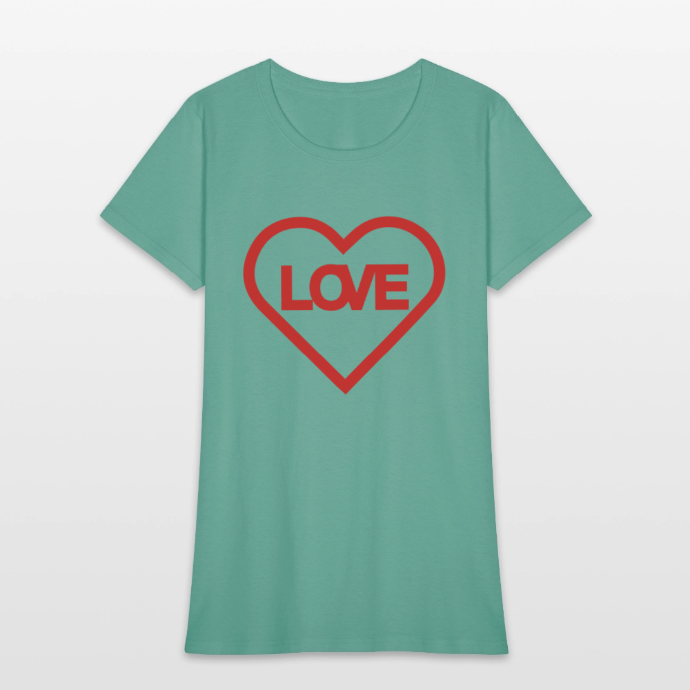 Love Women's T-Shirt - aquatic