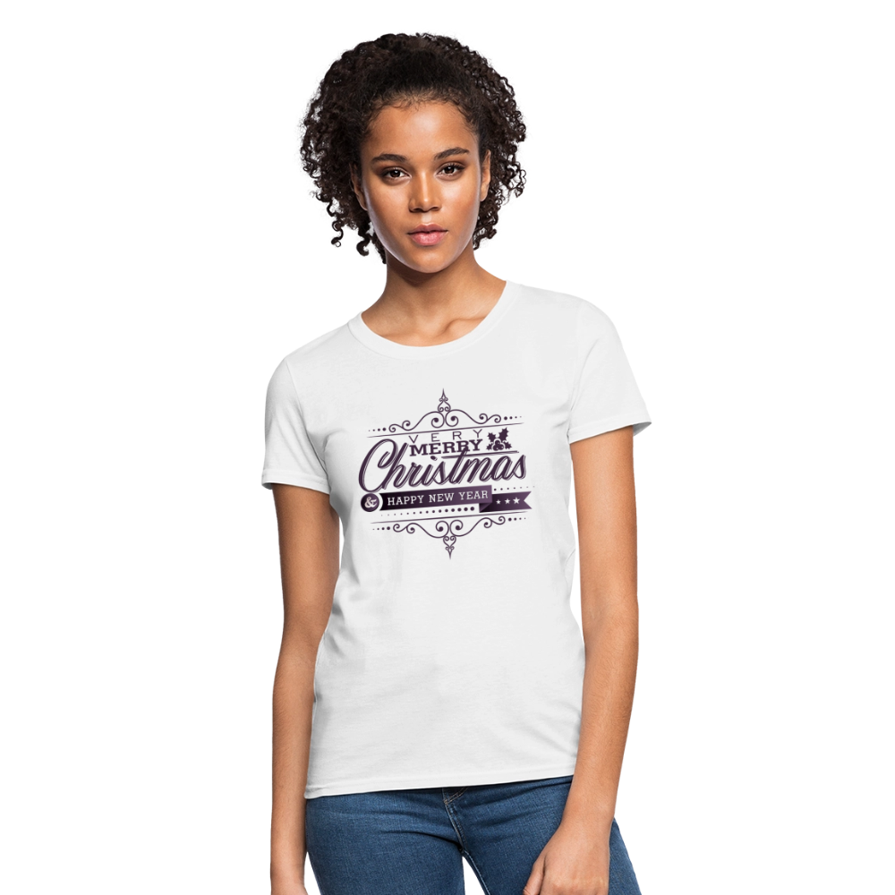 Merry Christmas 3 Women's T-Shirt - white
