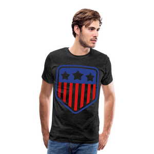 Men's Premium Patriot Tee - charcoal grey
