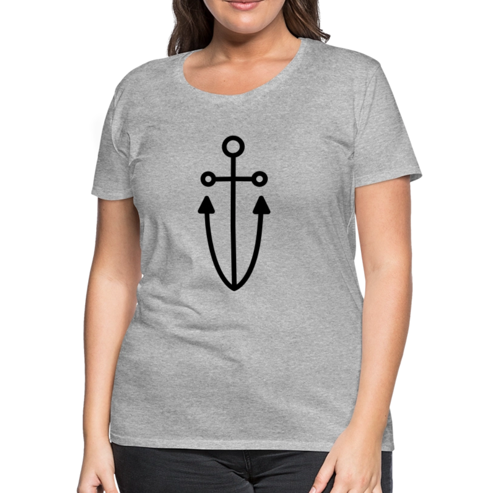 Anchor Women’s Premium T-Shirt - heather gray