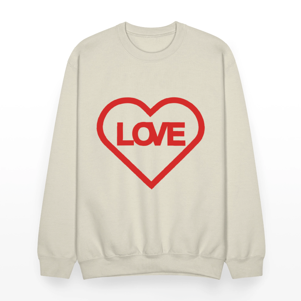 Love Crewneck Sweatshirt - Sand