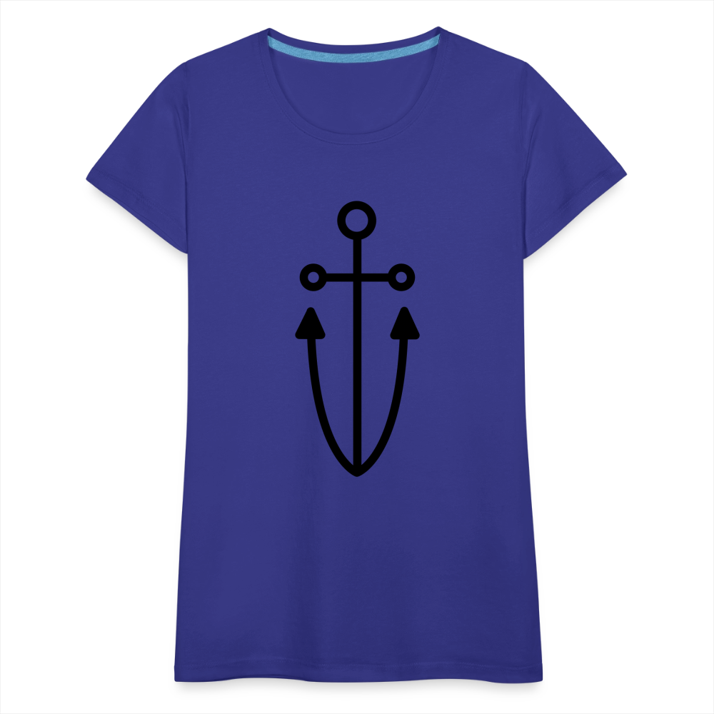 Anchor Women’s Premium T-Shirt - royal blue
