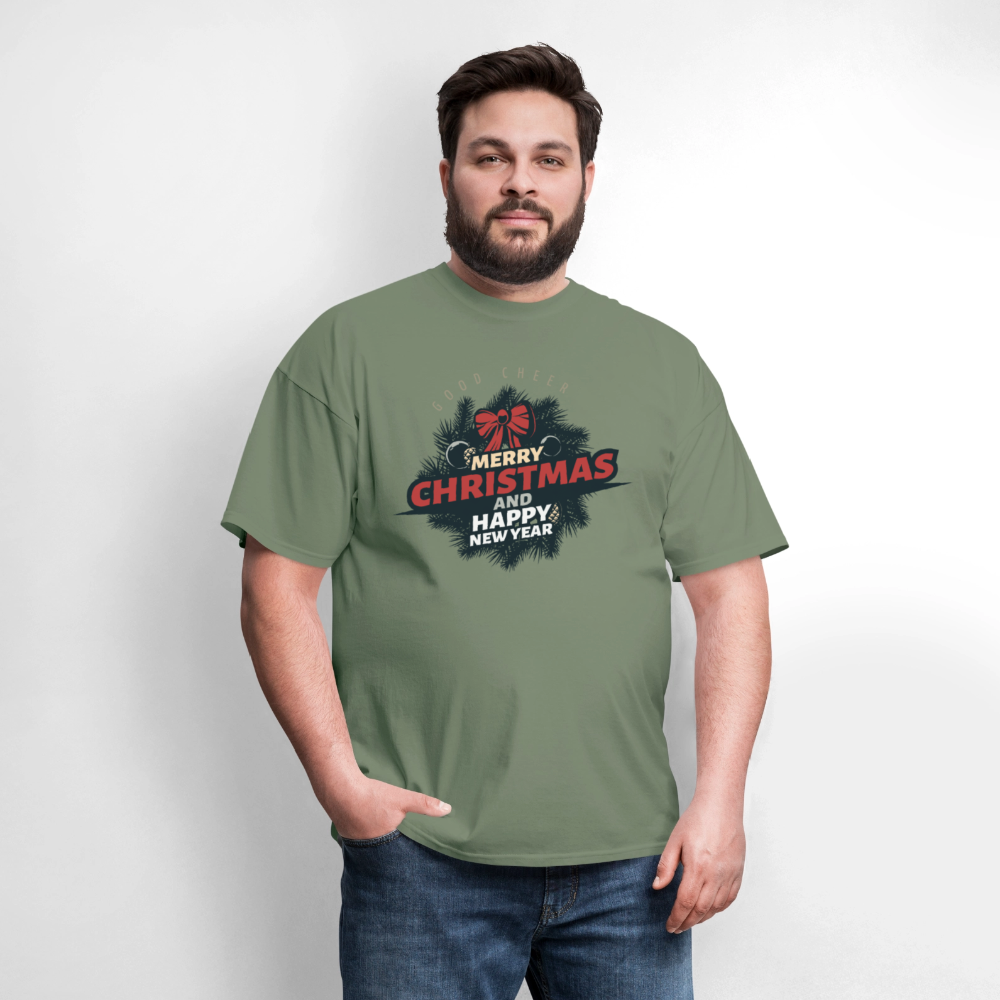 Merry Christmas Men's T-Shirt - military green