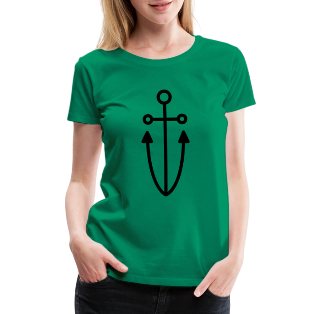 Anchor Women’s Premium T-Shirt - kelly green