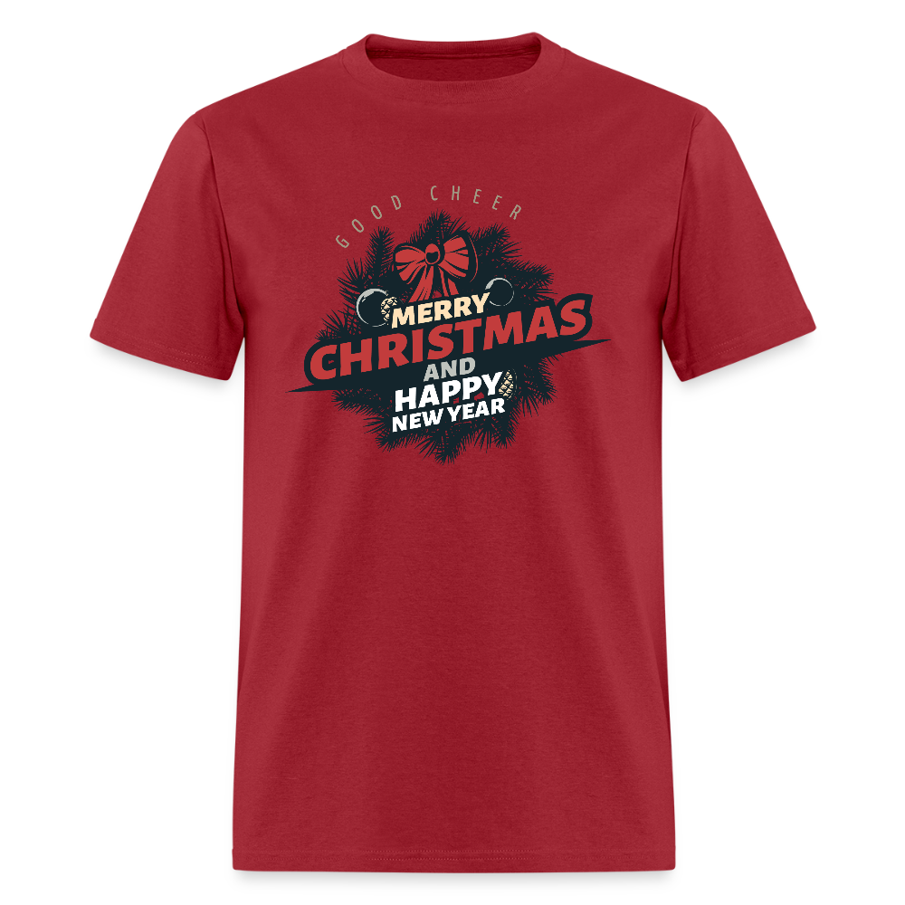 Merry Christmas Men's T-Shirt - dark red