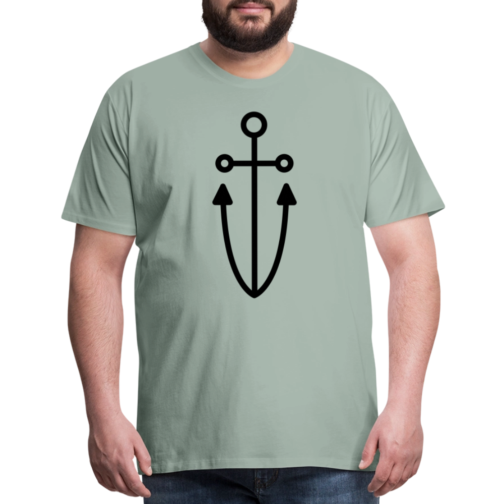 Anchor Men's Premium T-Shirt - steel green