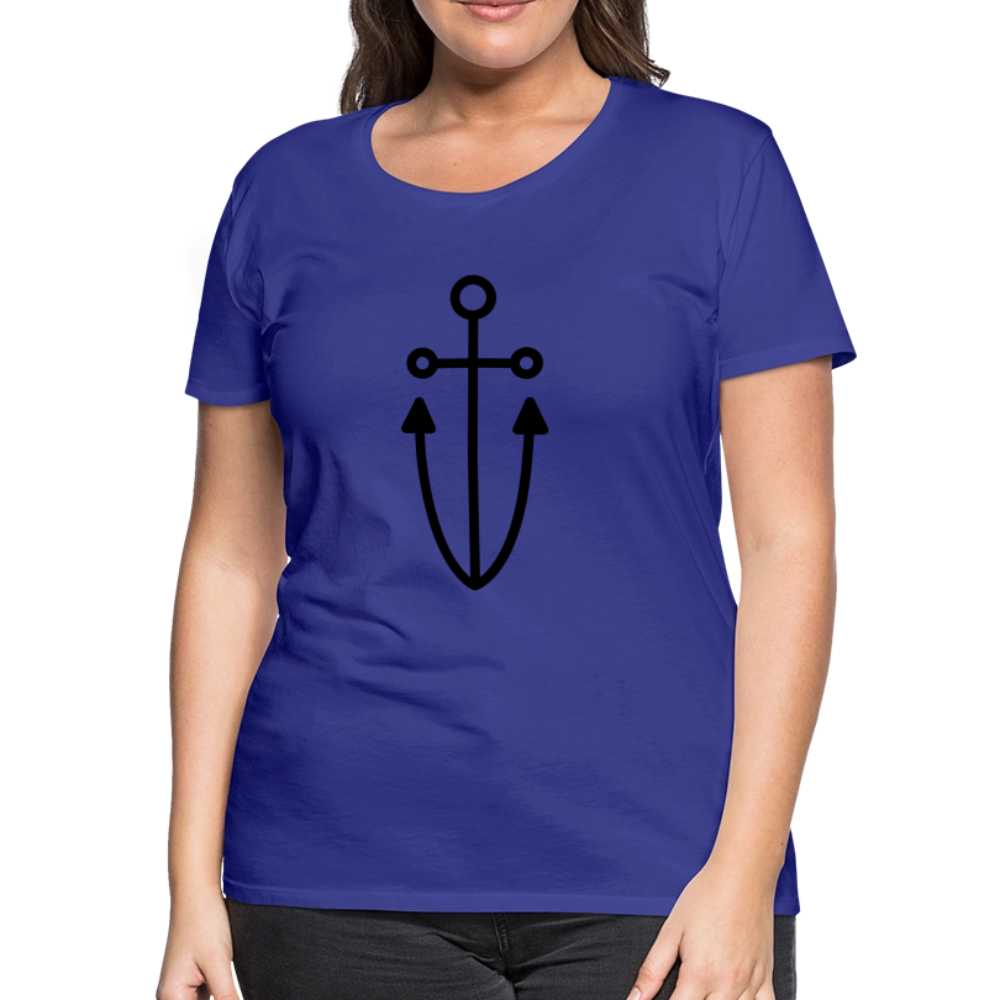 Anchor Women’s Premium T-Shirt - royal blue
