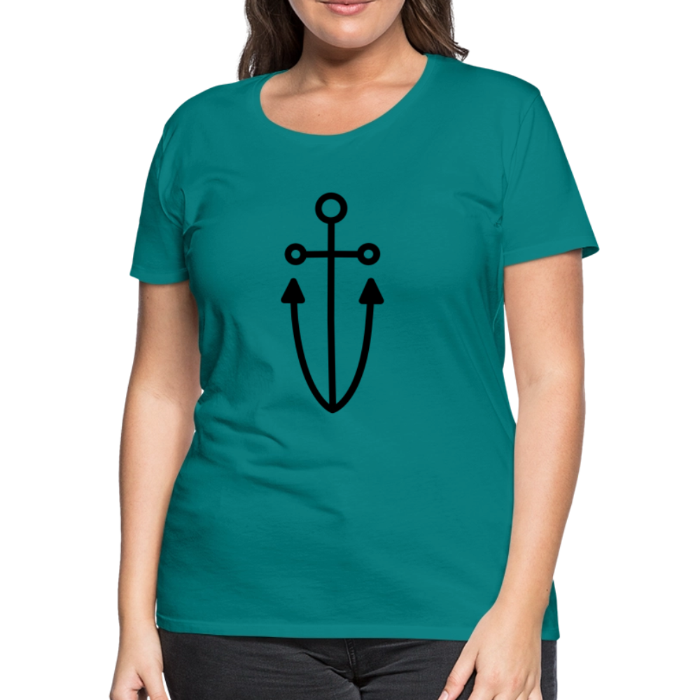 Anchor Women’s Premium T-Shirt - teal