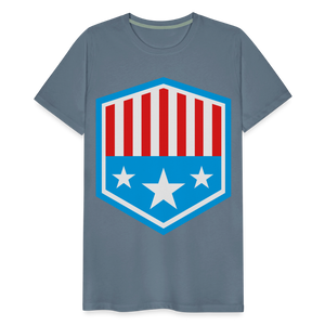Men's Patriot Tee - steel blue
