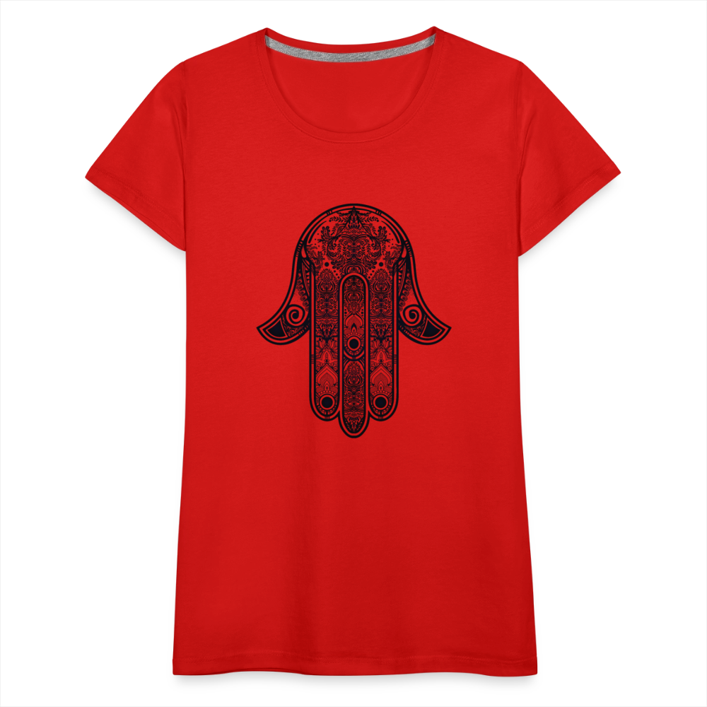 Hand of Fatimah Women’s Premium T-Shirt - red