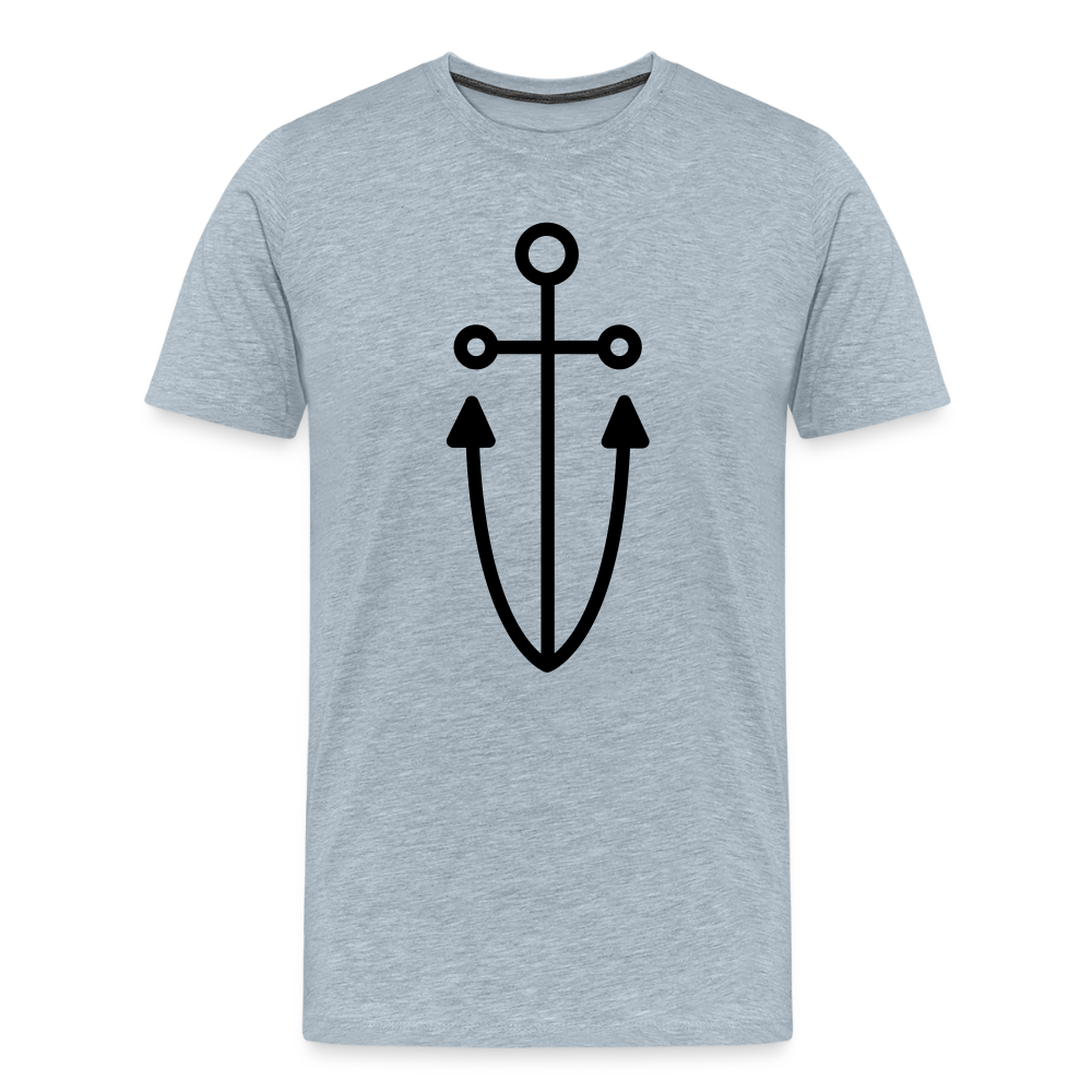 Anchor Men's Premium T-Shirt - heather ice blue