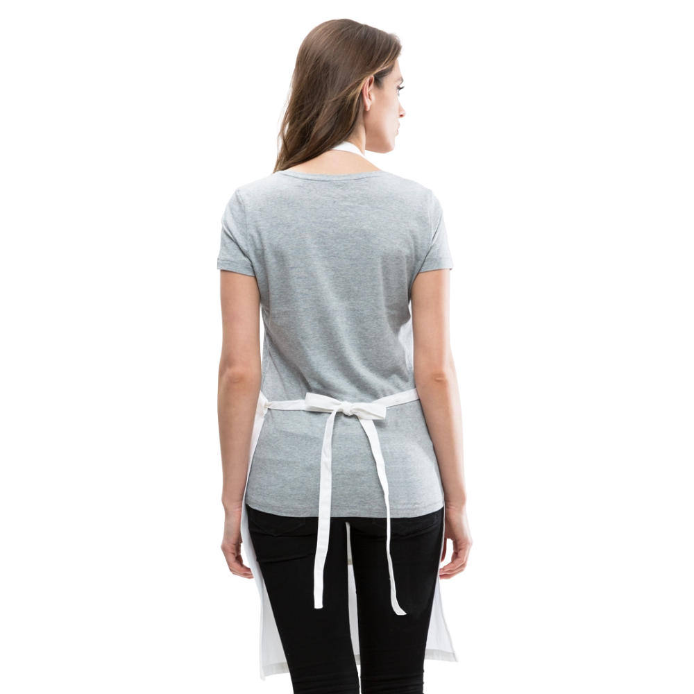 Holiday Spirit Adjustable Apron - white