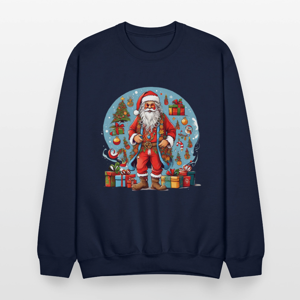 Hippie Santa Sweatshirt - navy