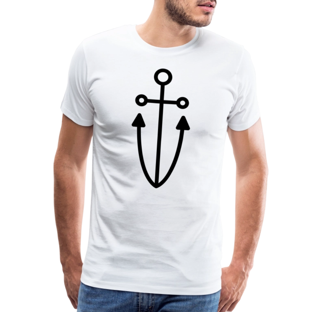Anchor Men's Premium T-Shirt - white