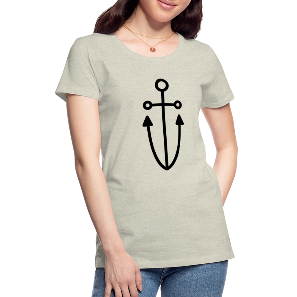 Anchor Women’s Premium T-Shirt - heather oatmeal