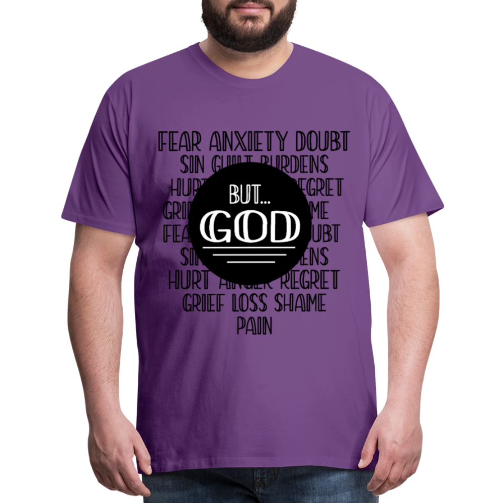 But God Men's Premium T-Shirt - purple