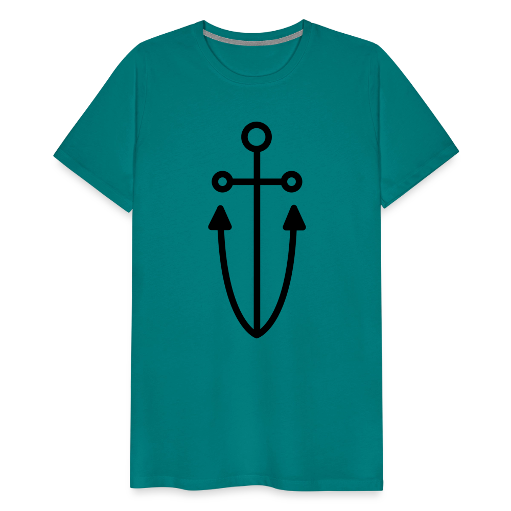 Anchor Men's Premium T-Shirt - teal