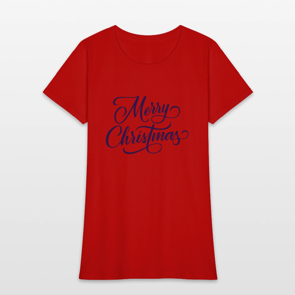 Merry Christmas 2 Women's T-Shirt - red