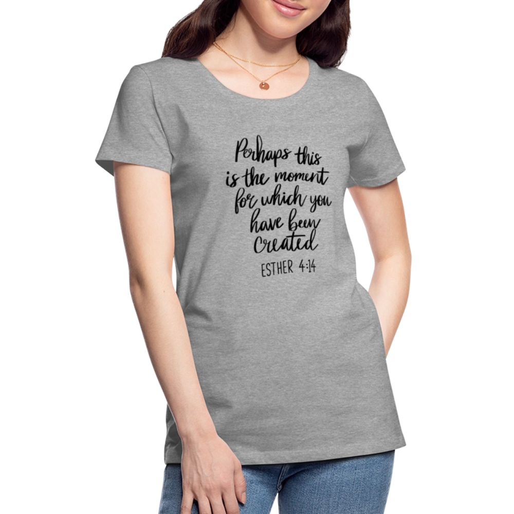 Moment Women’s Premium T-Shirt - heather gray