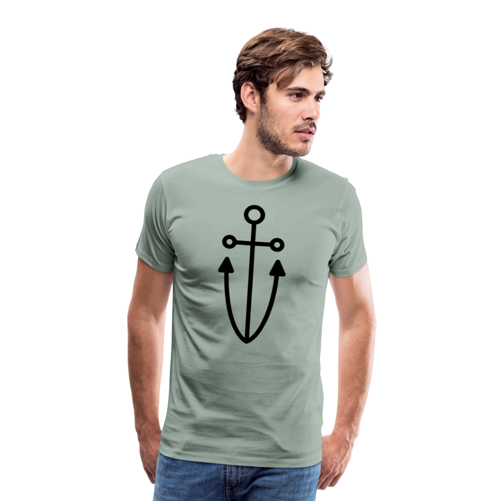 Anchor Men's Premium T-Shirt - steel green
