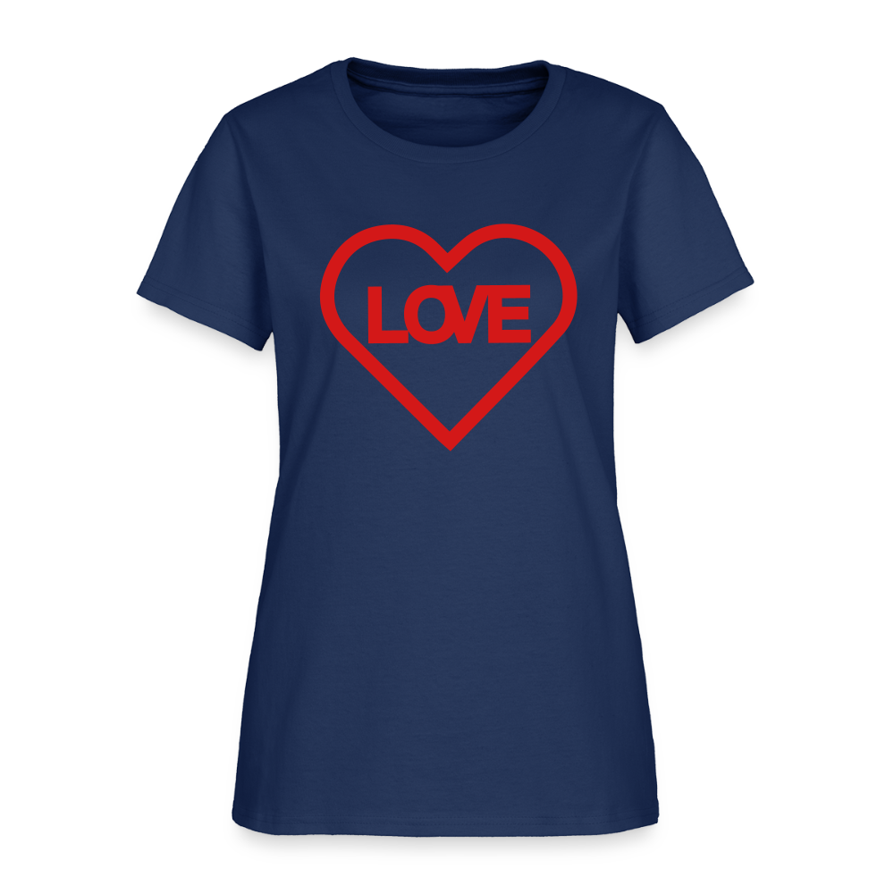 Love Women's T-Shirt -  blue dusk