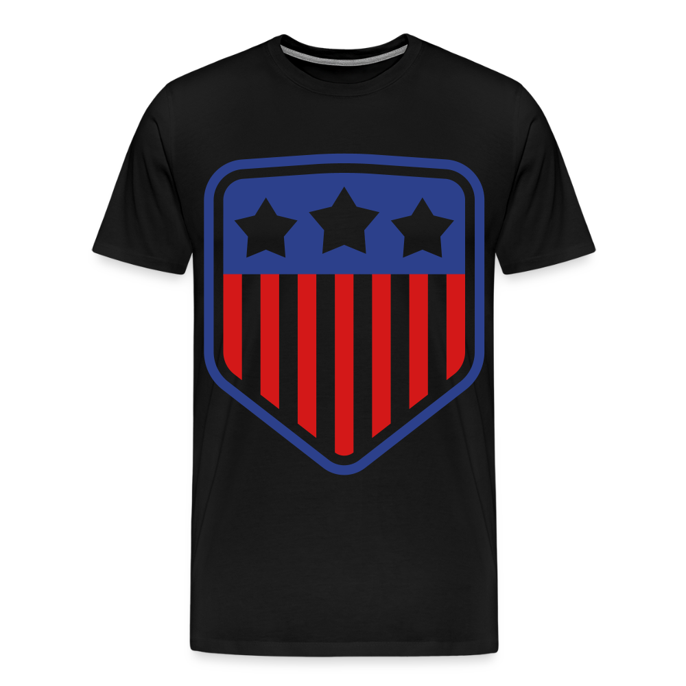 Men's Premium Patriot Tee - black