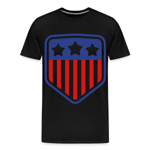 Men's Premium Patriot Tee - black