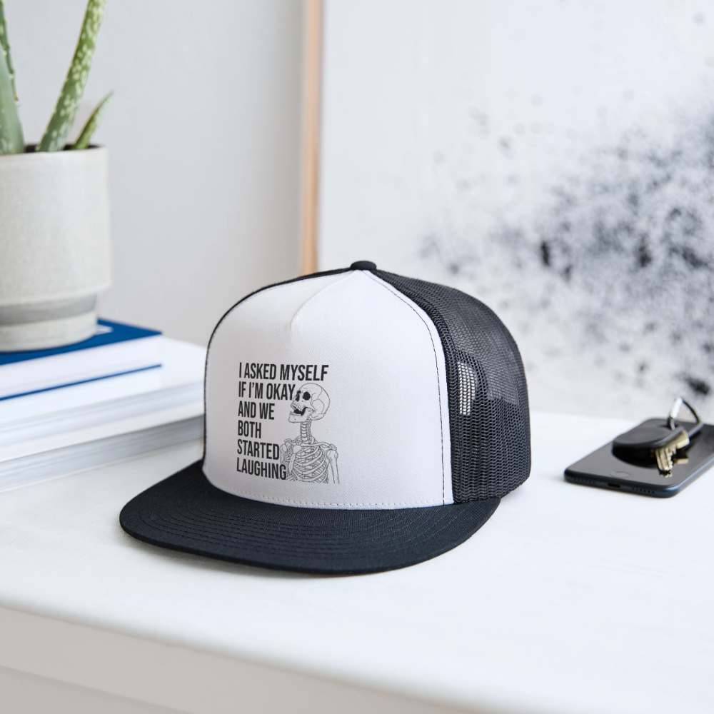 I'm OK Trucker Hat - white/black
