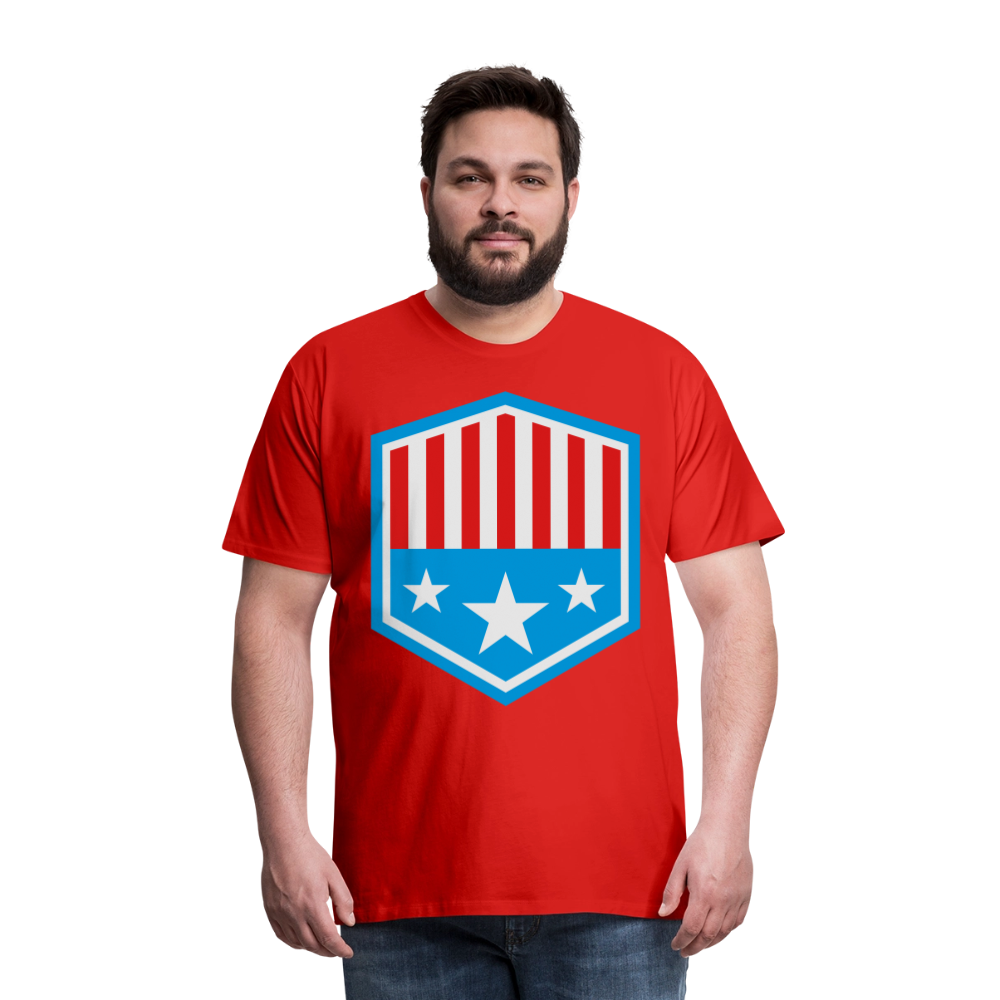 Men's Patriot Tee - red