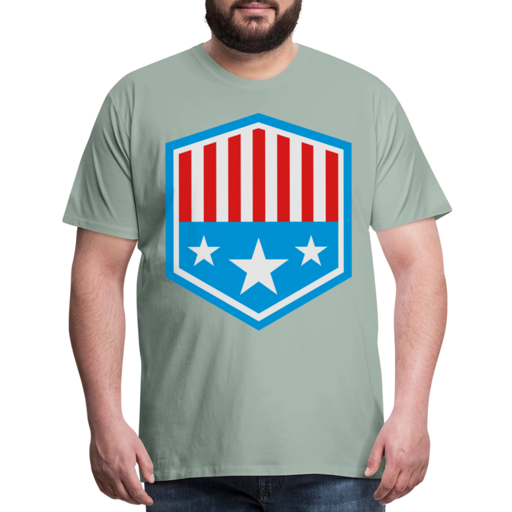 Men's Patriot Tee - steel green