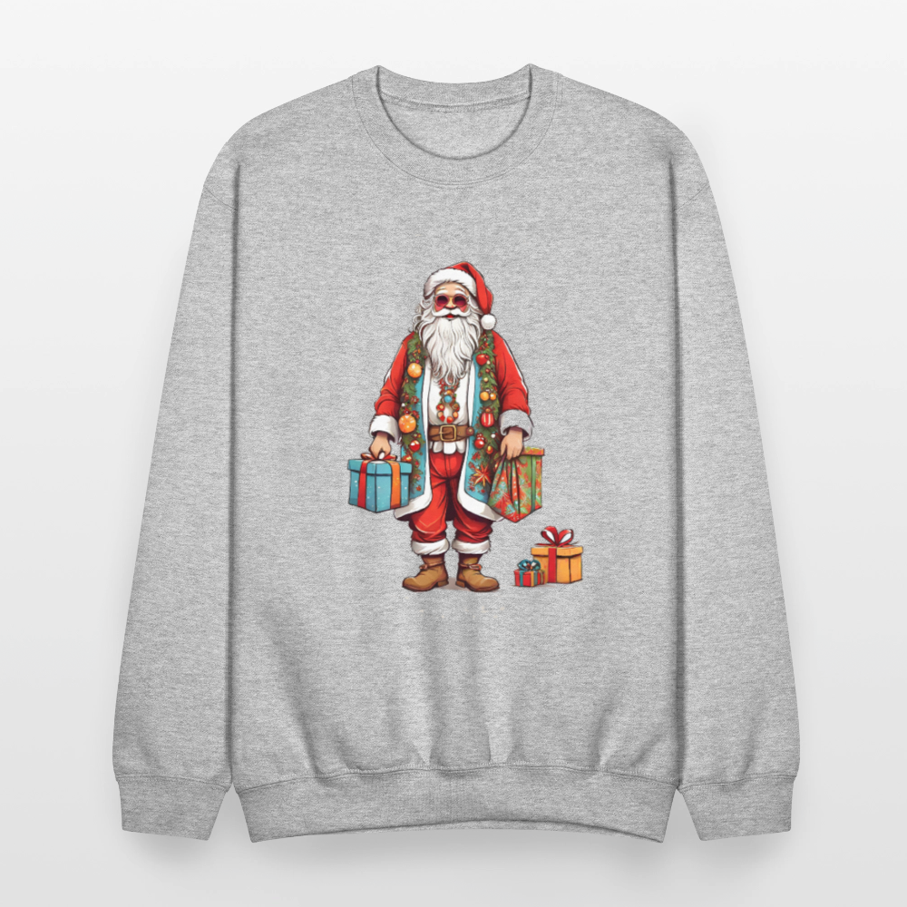 Hippie Santa 2 Sweatshirt - heather gray