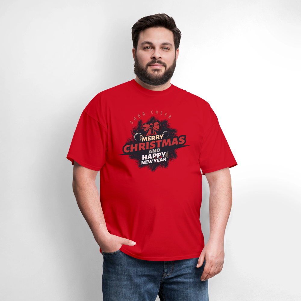 Merry Christmas Men's T-Shirt - red