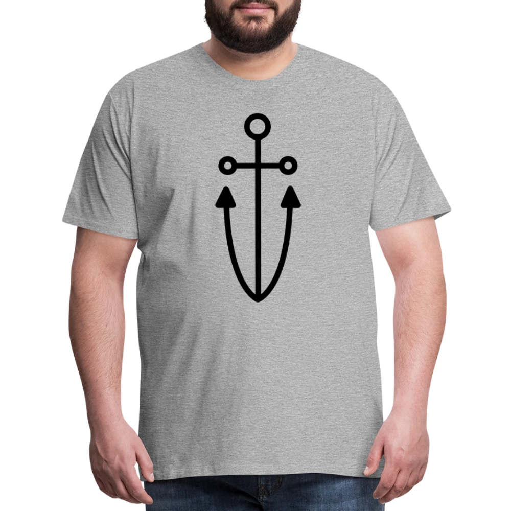 Anchor Men's Premium T-Shirt - heather gray