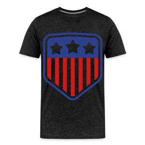 Men's Premium Patriot Tee - charcoal grey