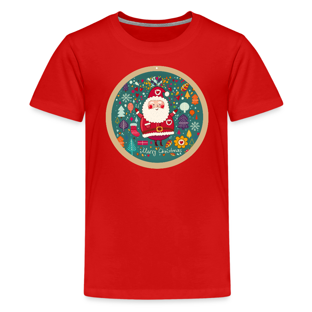 Santa Claus Kids' Premium T-Shirt - red