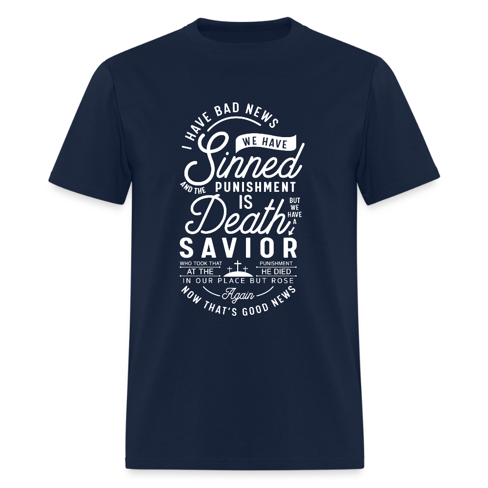 News Men's T-Shirt | GILDAN 5000 - navy