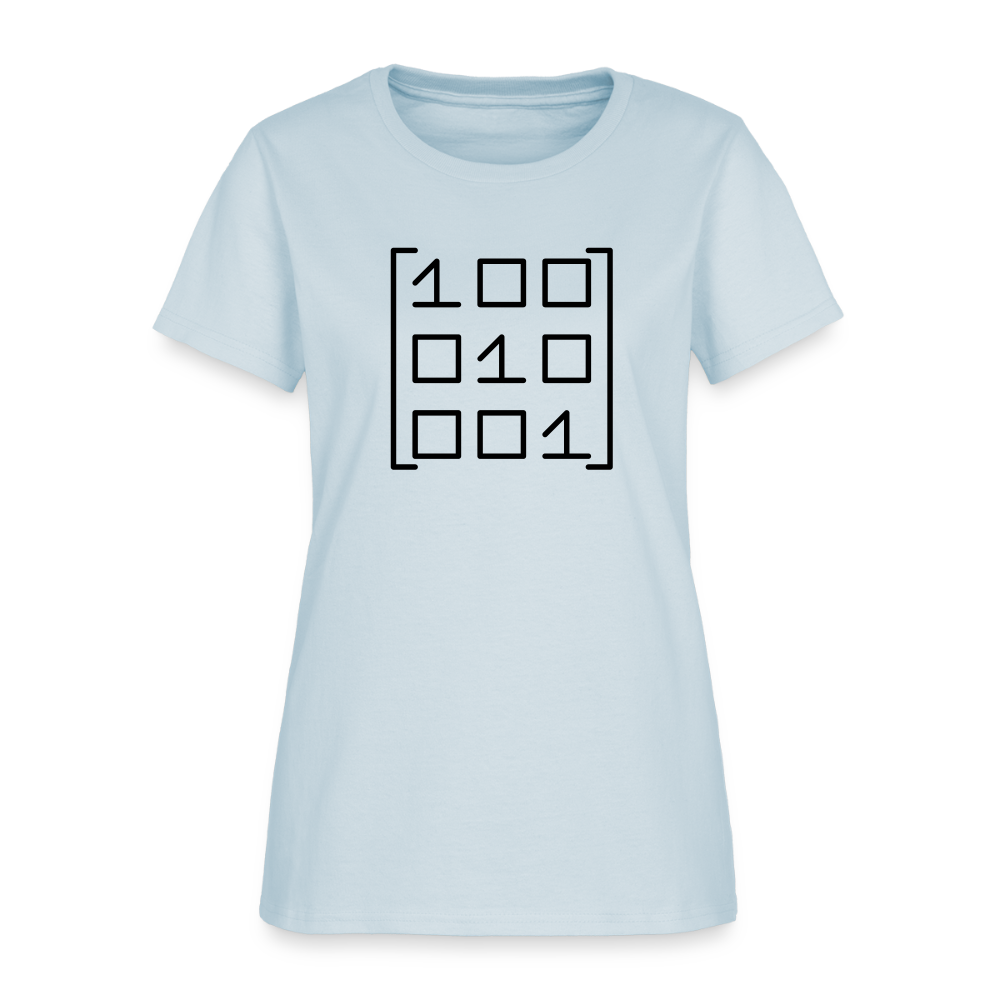 Numbers Women's T-Shirt - light blue