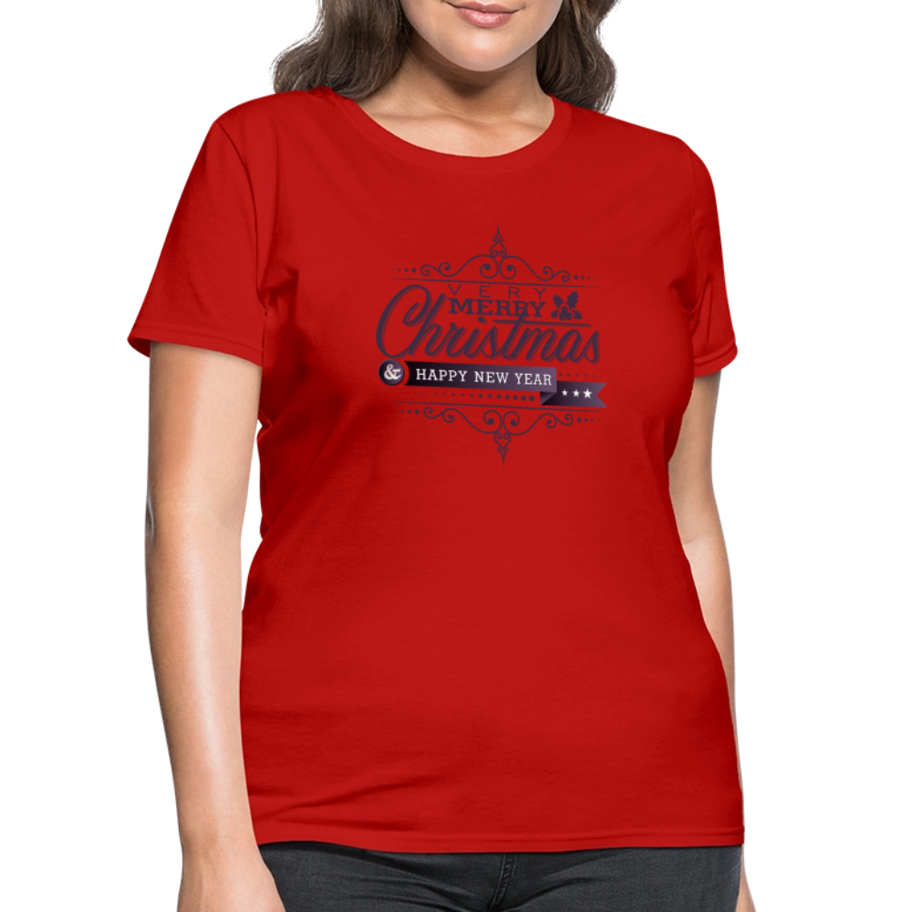 Merry Christmas 3 Women's T-Shirt - red