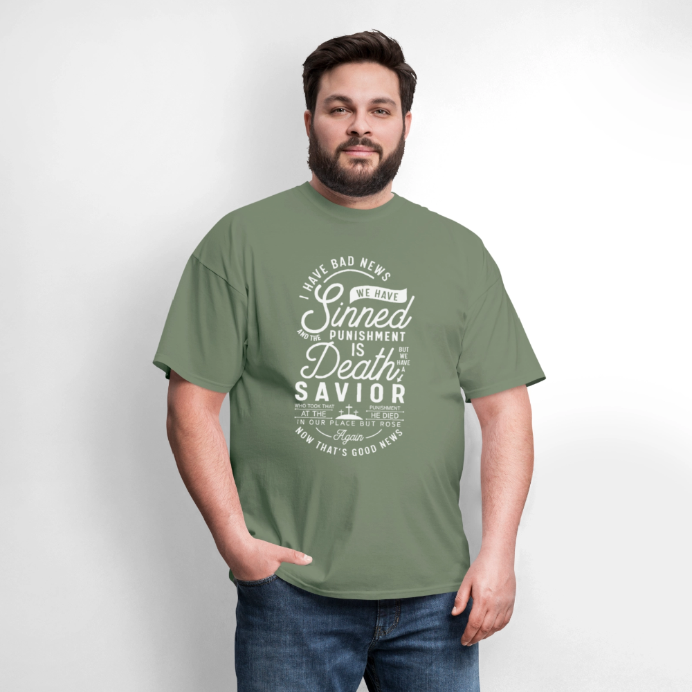 News Men's T-Shirt | GILDAN 5000 - military green
