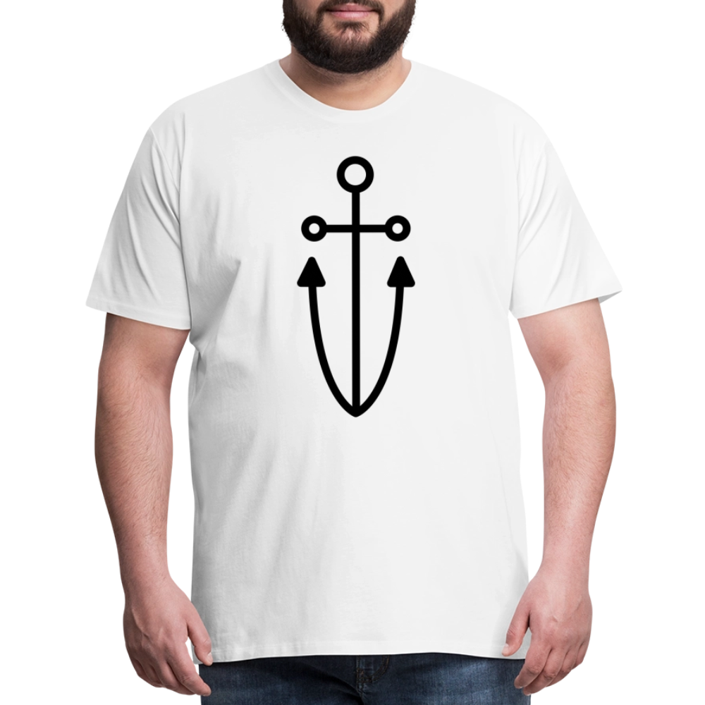 Anchor Men's Premium T-Shirt - white