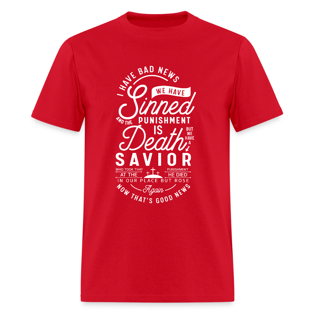 News Men's T-Shirt | GILDAN 5000 - red