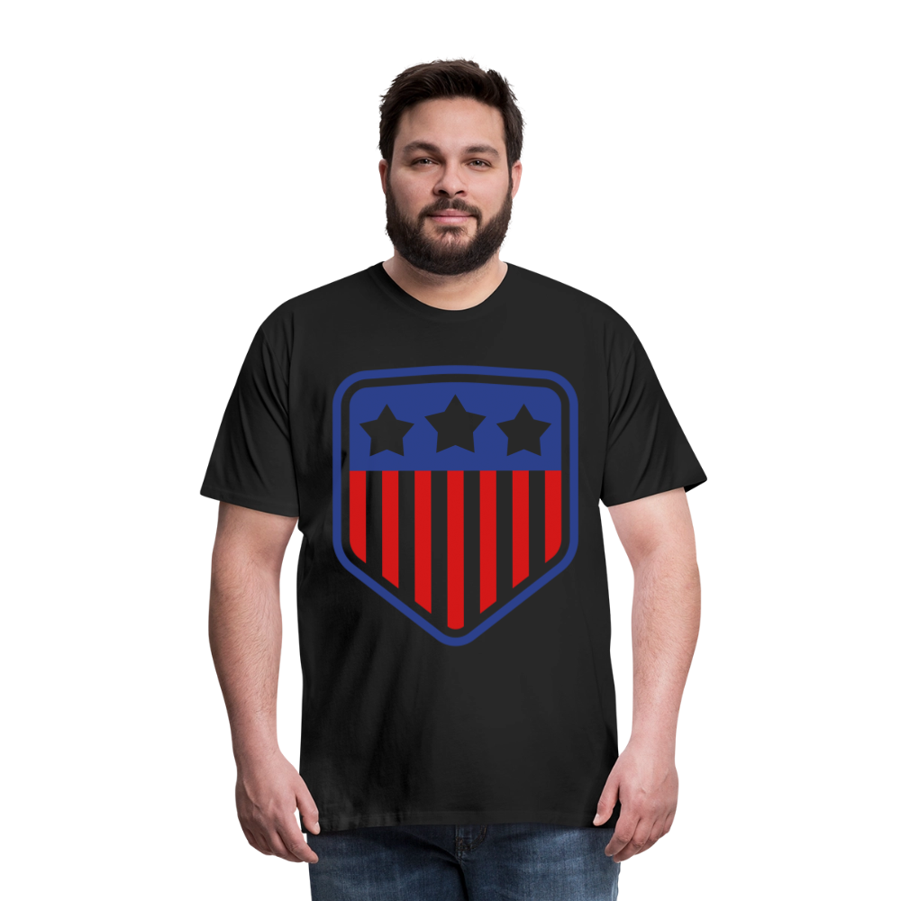 Men's Premium Patriot Tee - black